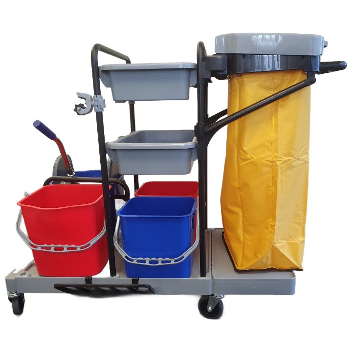 Buy Multi Function Janitor Cart  in Bin Trolleys available at Astrolift NZ